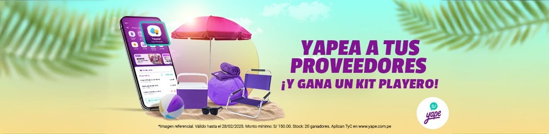 Paga a tus Proveedores y Gana un Pack Playero