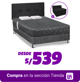 Juego de dormitorio Forli 2plz + Sofá cama - 