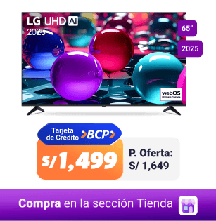 Smart TV  65" UHD  4K ThinQ AI - 