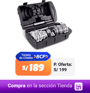 Set de pesas 20 kg - 