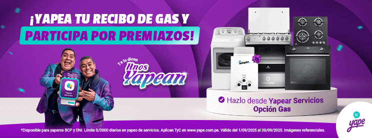 Yape Campaña de Gas