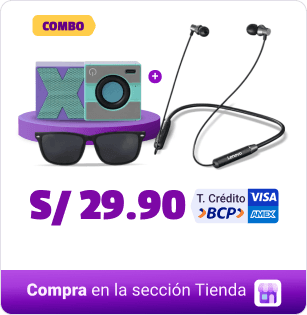 Audífonos Lenovo HE05  + Parlante X1 + Lentes - 