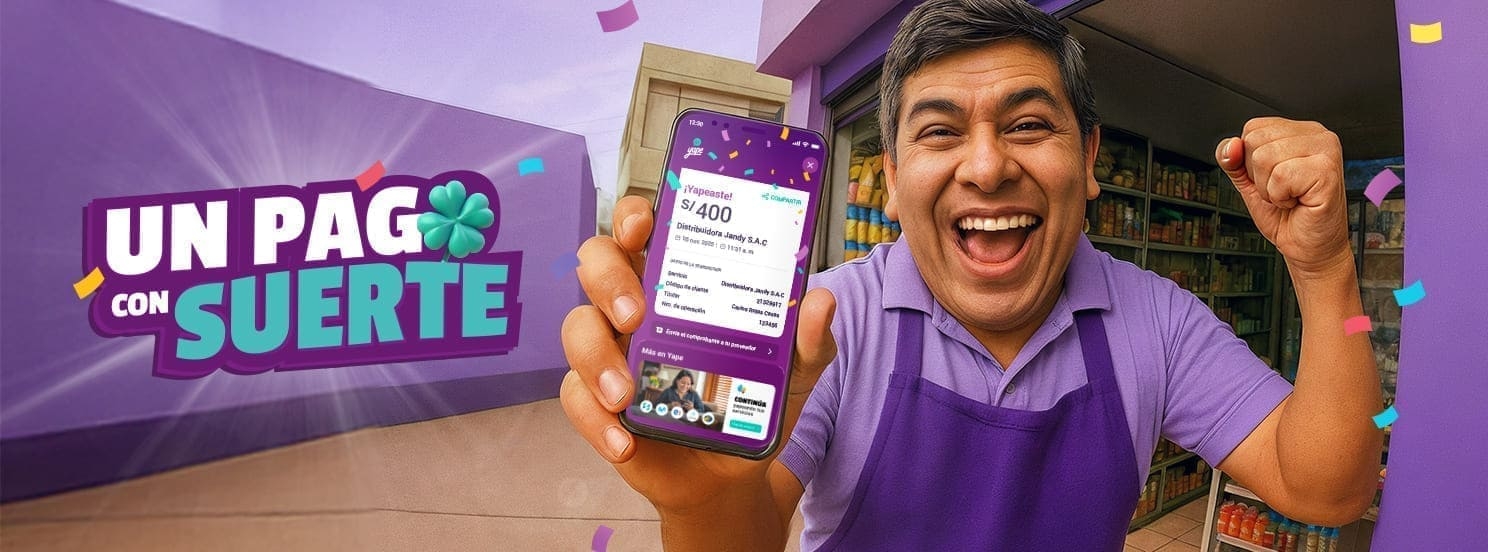 ¡Un yapeo con suerte!