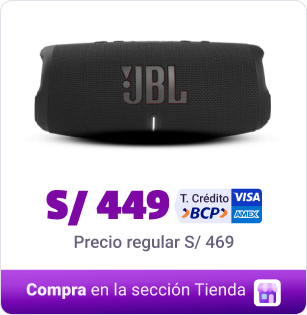 Parlante Bluetooth  JBL Charge 5 Negro - 