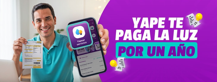 ¡Gana un año de tu recibo de luz con Yape!
