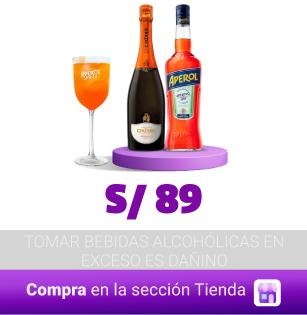 Pack Aperol + Cinzano + 1 Copa - 