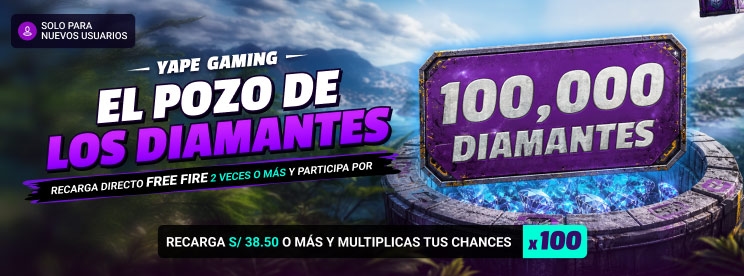 Yape Gaming - Pozo de Diamantes - Mayo/Junio