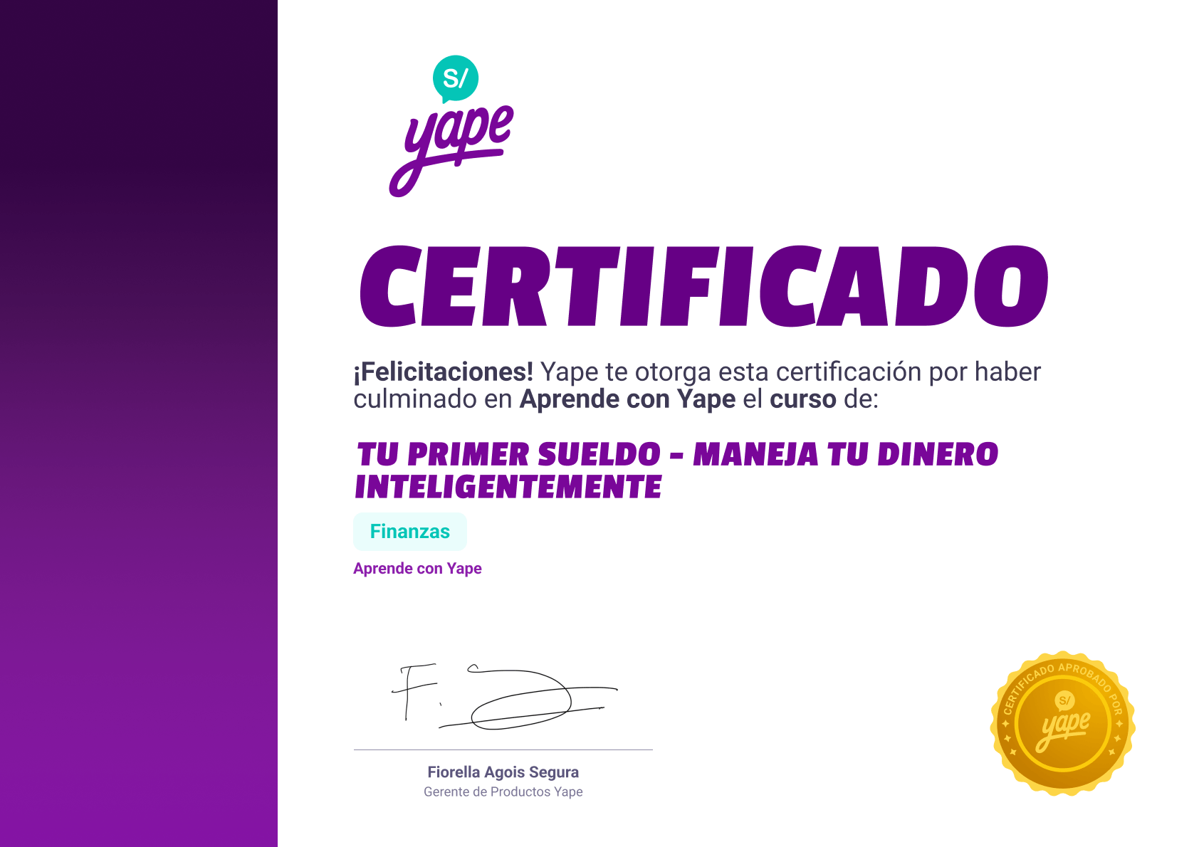 ¡Obtén tu certificado!