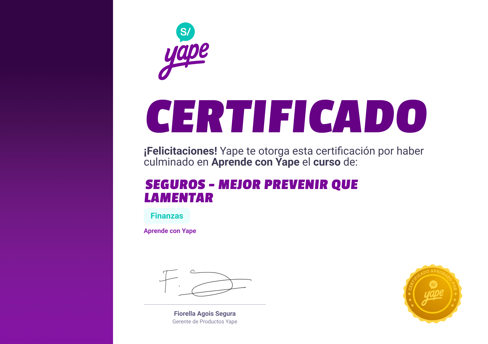 ¡Obtén tu certificado!