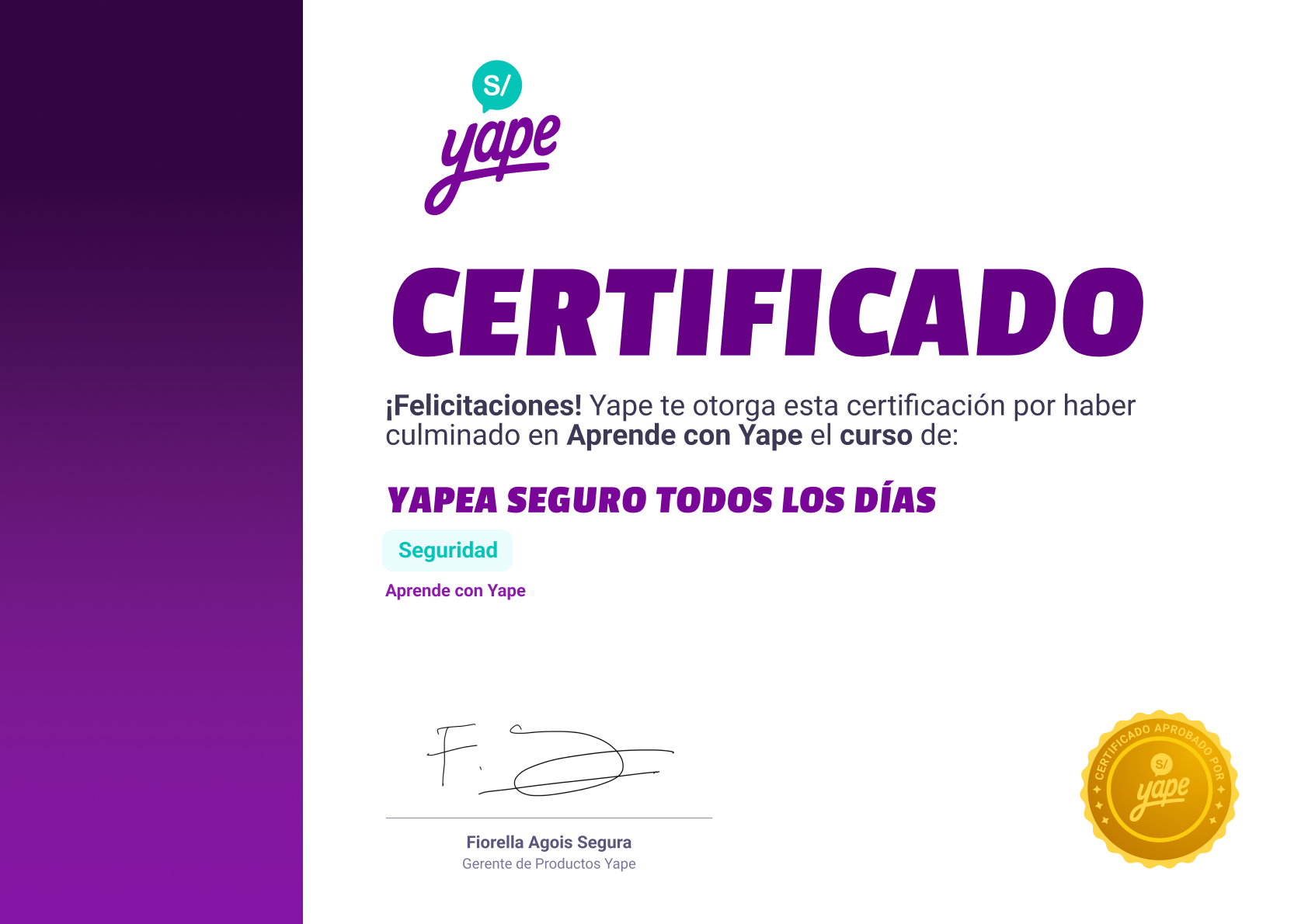 ¡Obtén tu certificado!